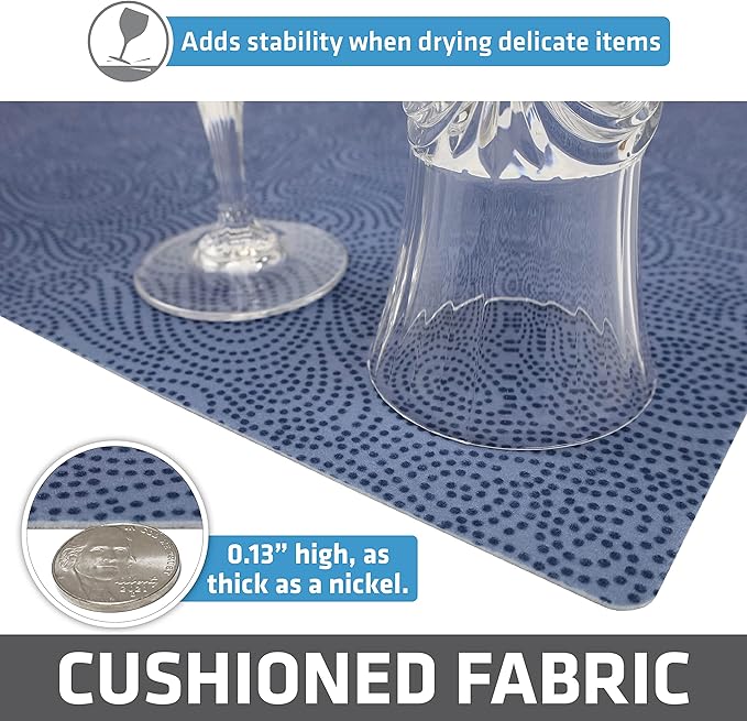 Drymate Premium Luxury Shelf & Drawer Liner, Thick Cushioned Fabric, - Image 5