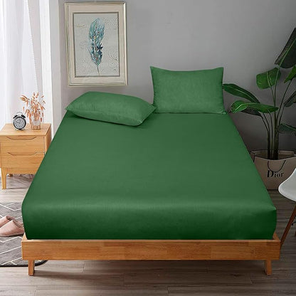 ROYALE LINENS 300 Thread Count 100% Long Staple Combed Cotton Fitted Sheet Twin - Image 9