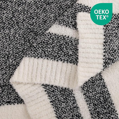 NEXHOME PRO Stripe Throw Blanket, Knit Blanket - Image 3