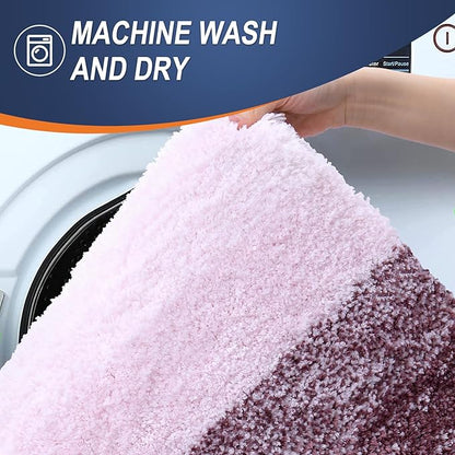 OLANLY Bathroom Rugs Mat 24x16, Extra Soft Absorbent Microfiber Bath Rugs - Image 6