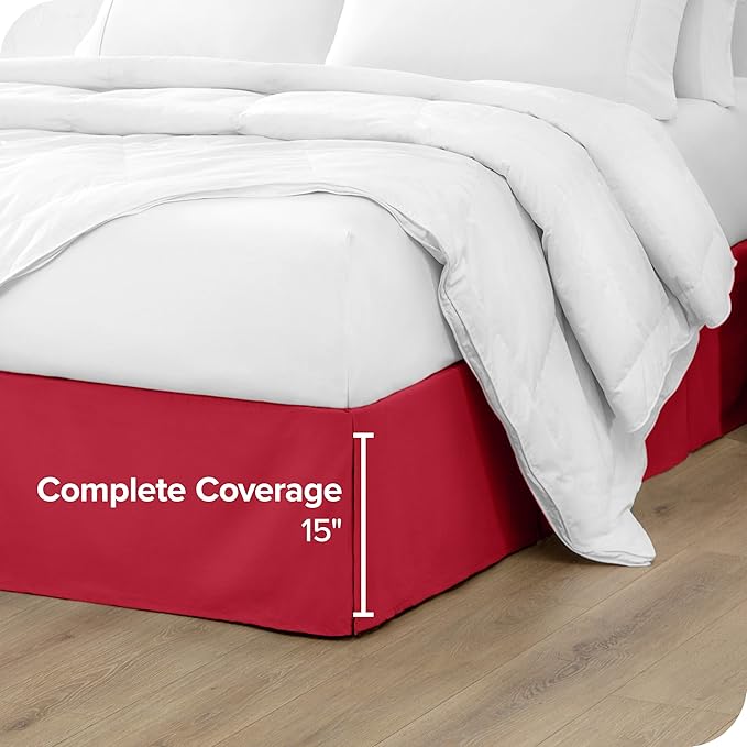 Bare Home Twin XL Bed Skirt - Image 4