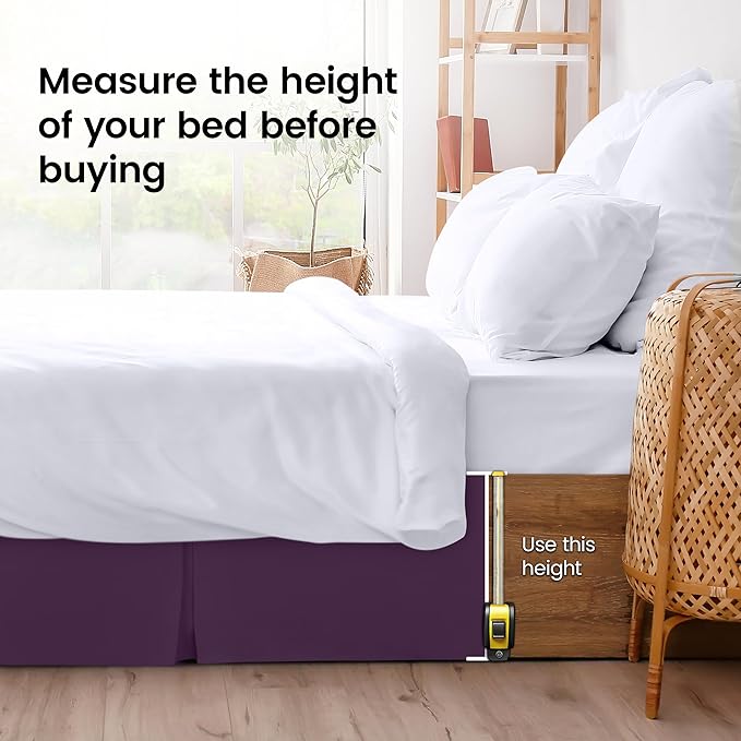 Utopia Bedding Full Bed Skirt - Image 4