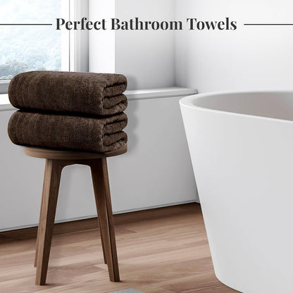 tens towels 4 piece extra large bath towels showing dimensions