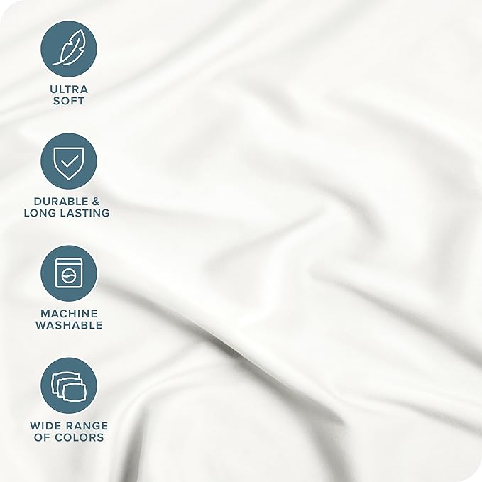 Bare Home Fitted Bottom Sheet Queen Size - Image 2