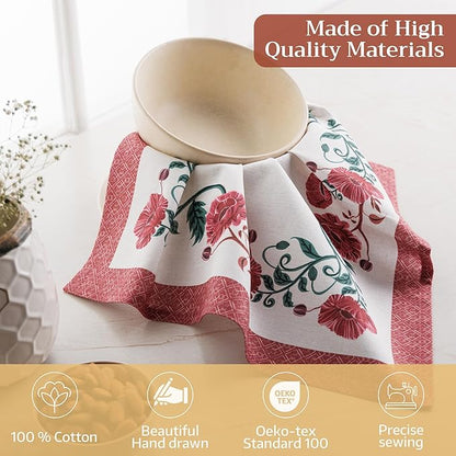 Maison d' Hermine Cloth Napkins Set of 4 100% Cotton Soft & Durable Everyday - Image 3