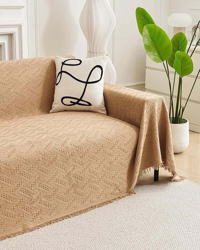 AIVIA Couch Cover Sheet Blanket, Oversized Covers - Image 5