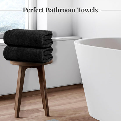 tens towels 4 piece extra large bath towels showing dimensions