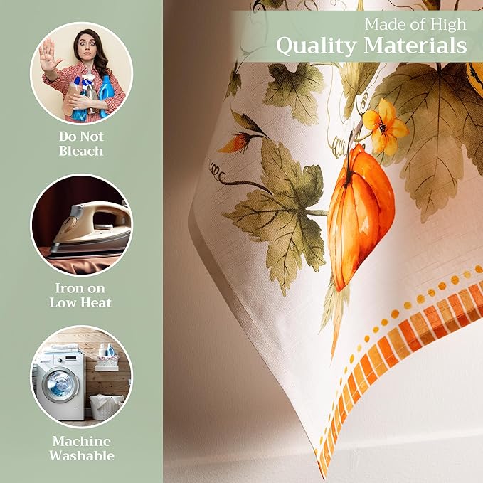 Maison d' Hermine Kitchen Towels Set of 3 100% Cotton 20" x 27.5" Reusable - Image 3