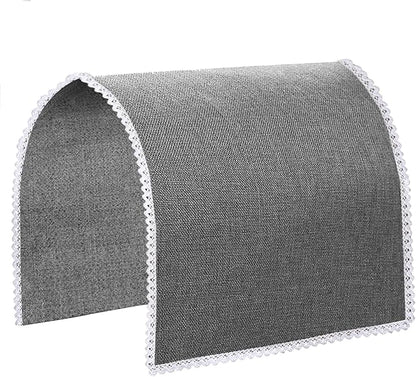 Ntomtuex Linen Couch Arm Covers Lace Edge Non-Slip Sofa Armrest Slipcover Covers by Ntomtuex