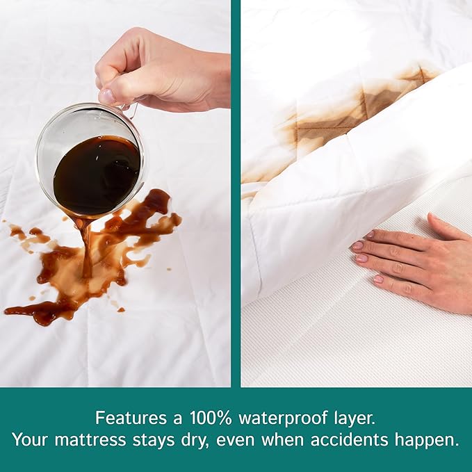 Split King Size Waterproof Mattress Pad - Image 4