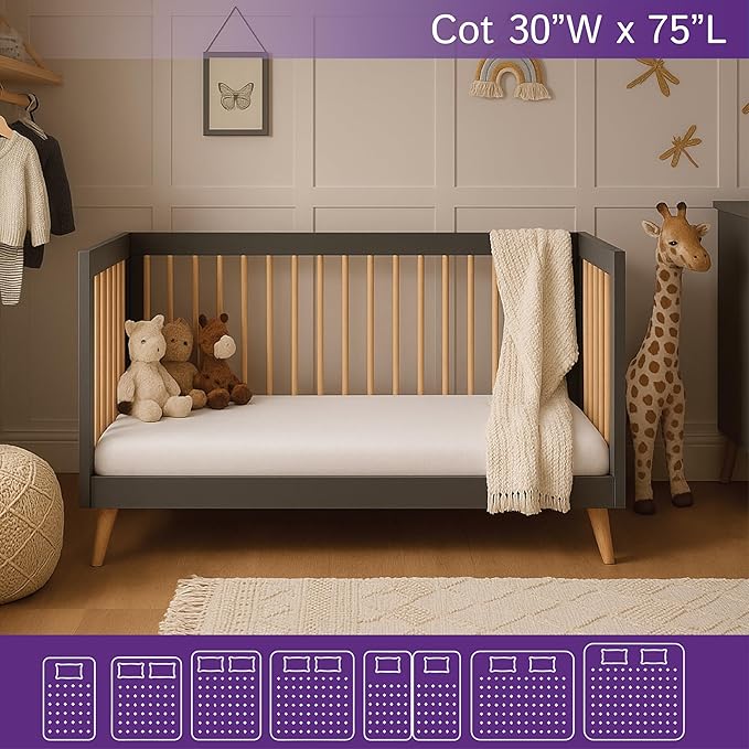 Cot Size Waterproof Mattress Protector - Image 3