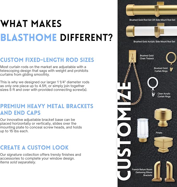 BlastHome® Luxury Curtain Rings - Image 3