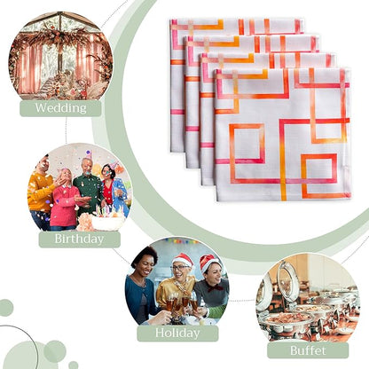 Maison d' Hermine Cloth Napkins Set of 4 100% Cotton Everyday Reusable Square - Image 6