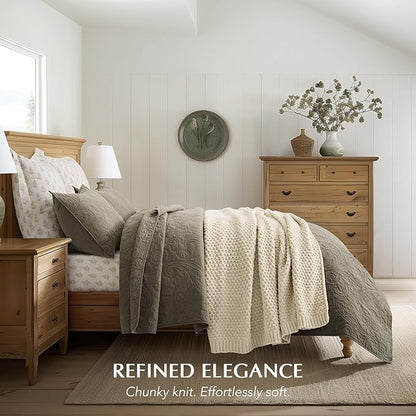 EVERGRACEHOME Chunky Chenille Knit Throw Blanket - Image 4