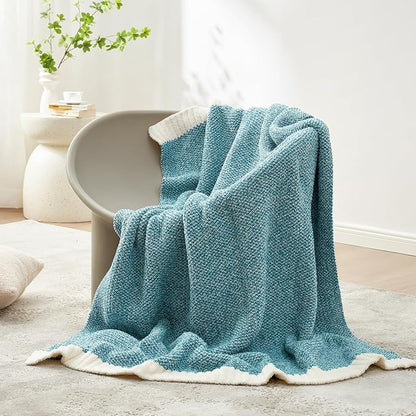 Snuggle Sac Teal Throw Blankets - Image 2