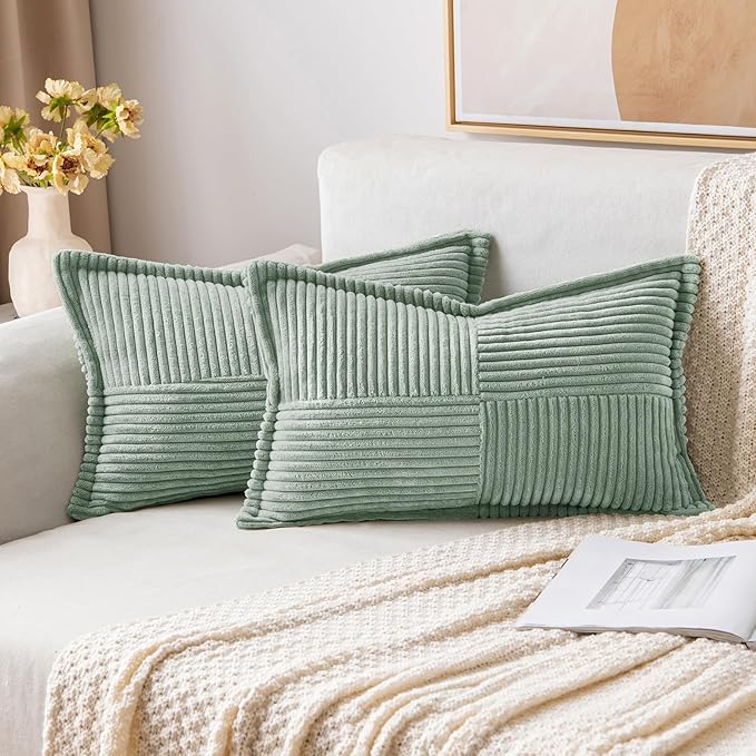 MIULEE Decorative Lumbar Throw Pillow Covers by MIULEE