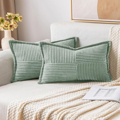 MIULEE Decorative Lumbar Throw Pillow Covers by MIULEE