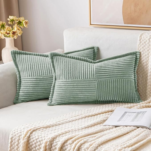 MIULEE Decorative Lumbar Throw Pillow Covers by MIULEE