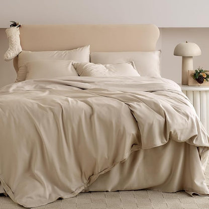 Double Stitch Cotton Tencel Duvet Cover - Image 7