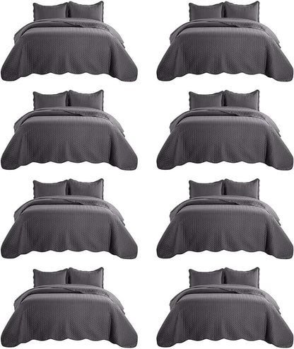IR Imperial Rooms 8 Pack California King Quilt Bedding Set by IRImperialRooms