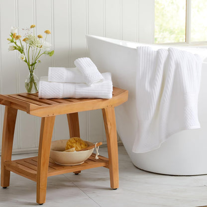 springtree home 100% cotton bath towel set |, side view