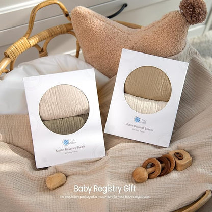 lulumoon Muslin Bassinet Sheets - Image 6