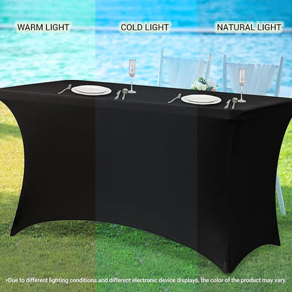 Obstal 6 Pack Stretch Spandex Table Covers - Image 7