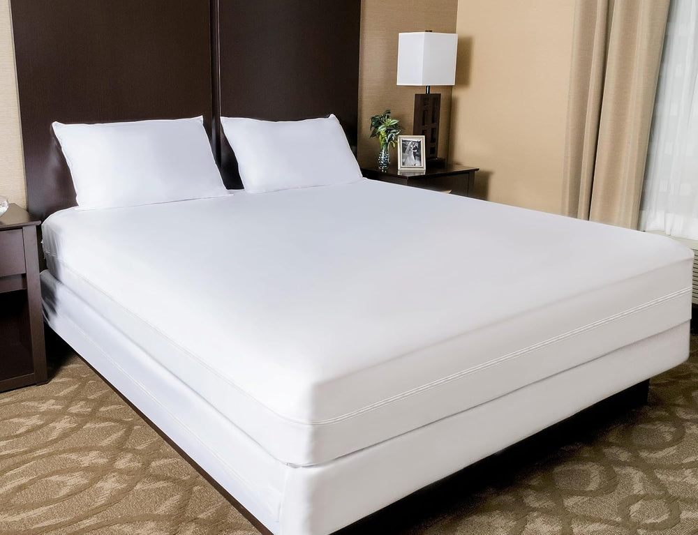 Zippered Twin Mattress Protector (8"-10" Depth) - Bed Bug Waterproo...