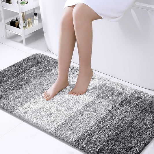 OLANLY Bathroom Runner Rugs 40x24, Extra Soft Absorbent Microfiber Bath Rugs by OLANLY