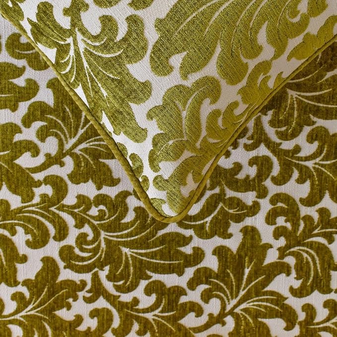 The HomeCentric King/Queen/Twin Chartreuse Designer King 90"x18" Bed Runner - Image 3