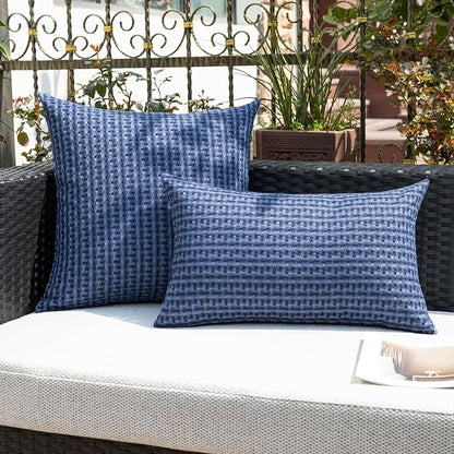 Kevin Textile Outdoor Waterproof Throw Pillow Covers Pack of 2 Farmhouse - Image 5