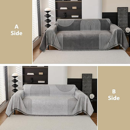 MEETSKY Couch Cover Sofa Cover Washable, Chenille Sofa Covers - Image 8
