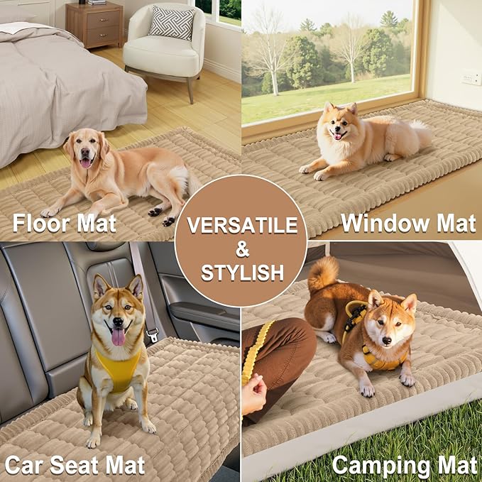 Smiry Couch Cover for Dogs Washable, Non Slip Fuzzy Pet Couch Covers for 3 - Image 4