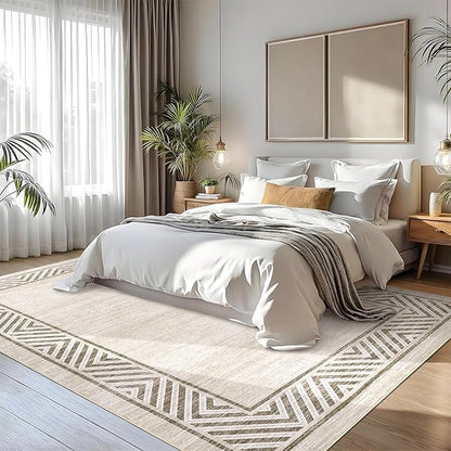 GarveeHome Modern Rugs for Living Room 8x10 Large Bordered Floor Mats - Image 8