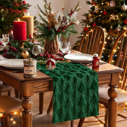 IVAPUPU Christmas Table Runner for Winter Holiday - Image 7