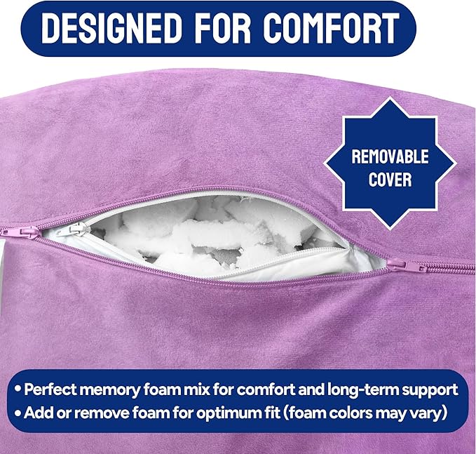 ComfortSpa Reading Pillow for Kids Teens Adult, Back Rest Pillow - Image 7