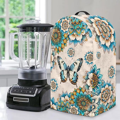 Floral Butterfly Blender Cover Dust Cover Appliance Dust Cover by Unknown
