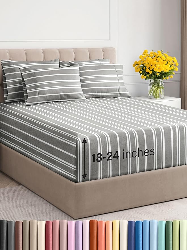 Extra Deep Cal King Sheet Set by CGKUnlimited