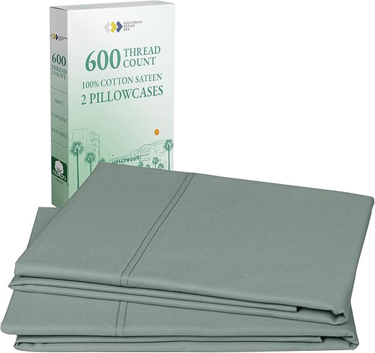 CALIFORNIA DESIGN DEN Luxuriously Soft Hotel Quality 600 Thread Count, 100% by CaliforniaDesignDen