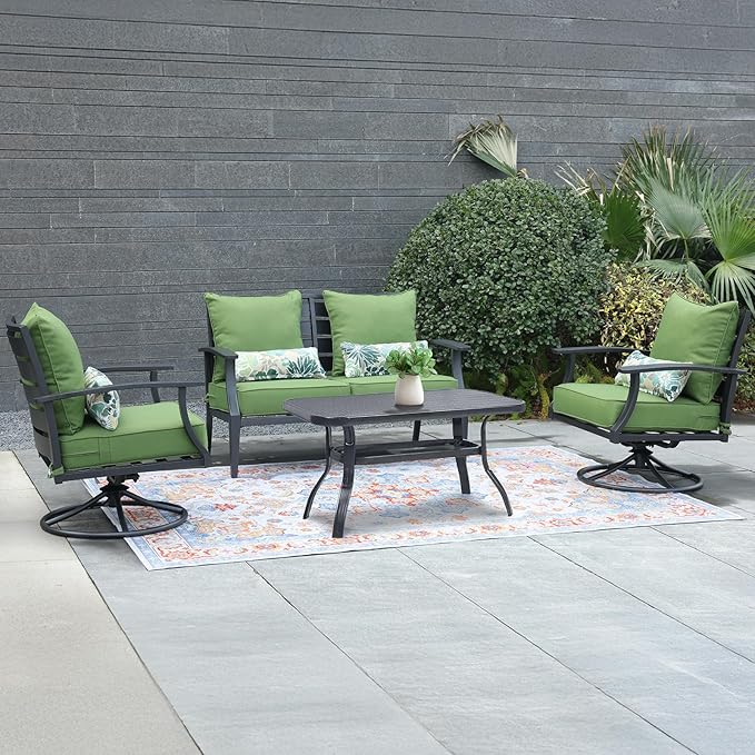Aoodor Outdoor Chair Cushion, 24 x 24 Inch Water-Resistant, Fade-Resistant - Image 2