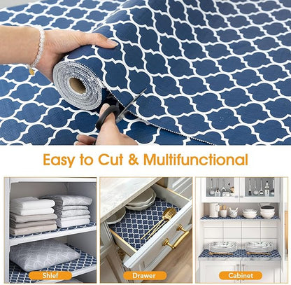 Shelf and Drawer Liner for Kitchen Cabinets Non-Adhesive, Strong Grip Non-Slip - Image 5