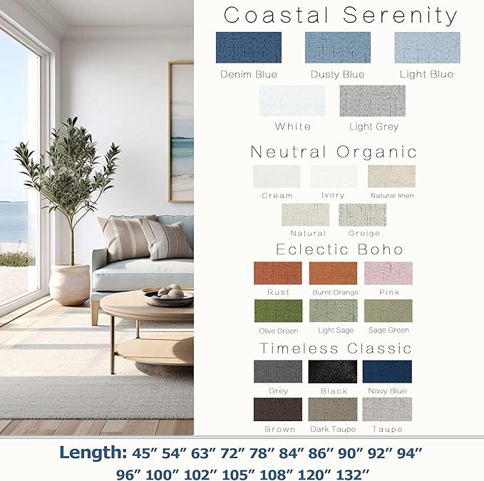 KOUFALL 78 Inch Room Divider Curtains - Image 2