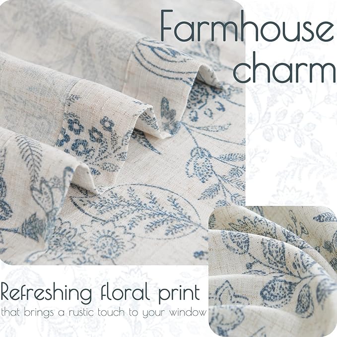 jinchan Floral Kitchen Curtains - Image 9