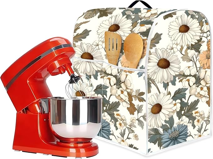 Mixer Dust Cover for 6-8 Qt Stand Mixer, Cloth Cover - Image 5