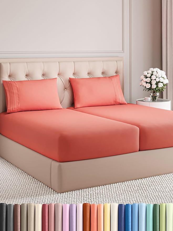 Split King Size 5 Piece Sheet Set by CGKUnlimited