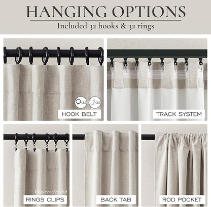 48 Inch Curtains Sunblock Curtains - Image 3