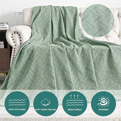MYSKY HOME Couch Cover Sage Green Sofa Covers, Sectional Couch Covers - Image 3