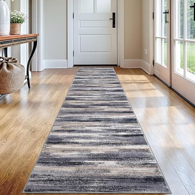 Modern Abstract Runner Rug 2x12 by lansny