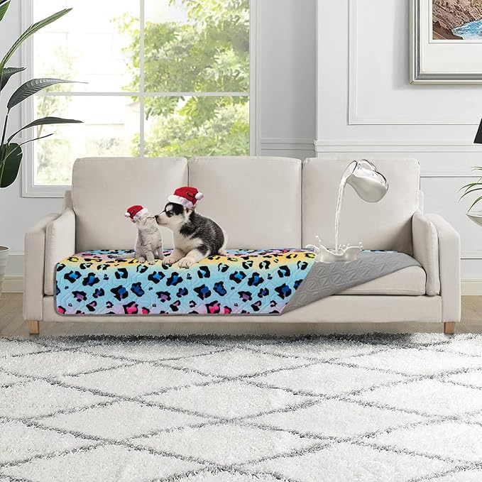 Waterproof Dog Bed Cover 30x70inch Reversible Pad Reusable Camping Mat by Topthumbs