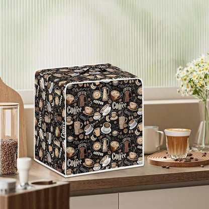 Coffee Maker Cover for Kitchen Counter, Washable Foldable Kitchen Appliance - Image 2
